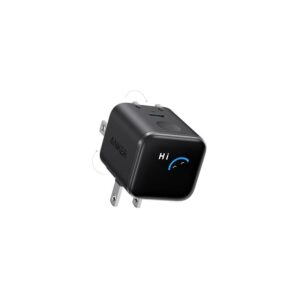 Anker Nano 45W GaN Fast Charger with Smart Display (A121D) Black